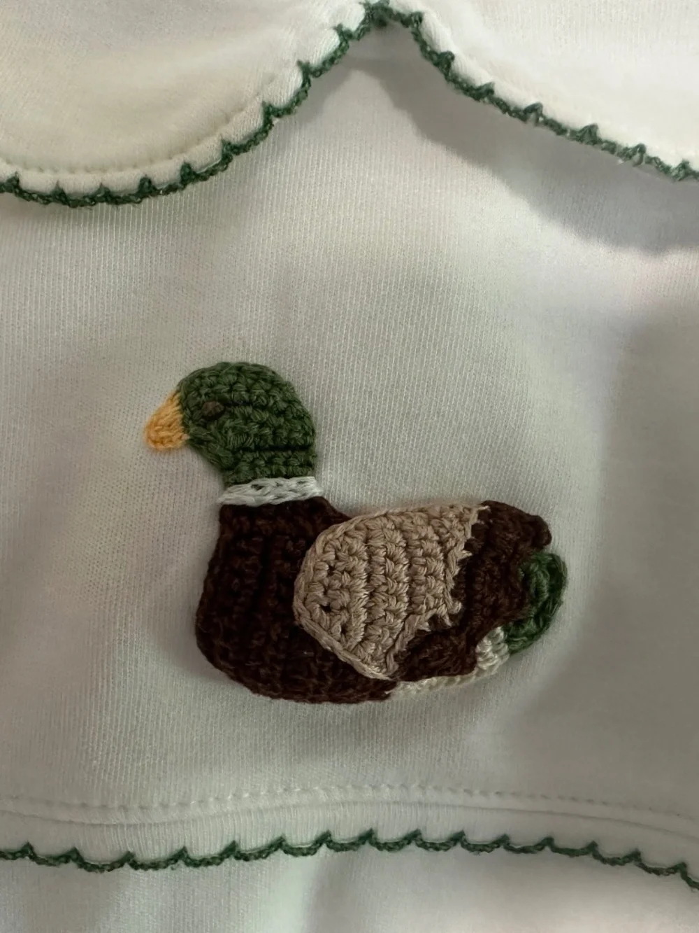 Little English Duck Romper — 3M